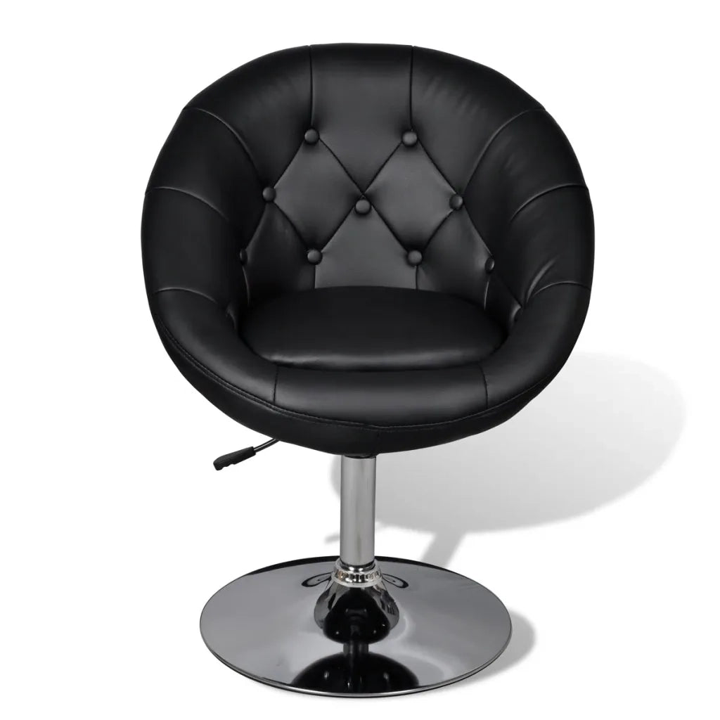 Sgabello da Bar Nero in Similpelle cod mxl 72283