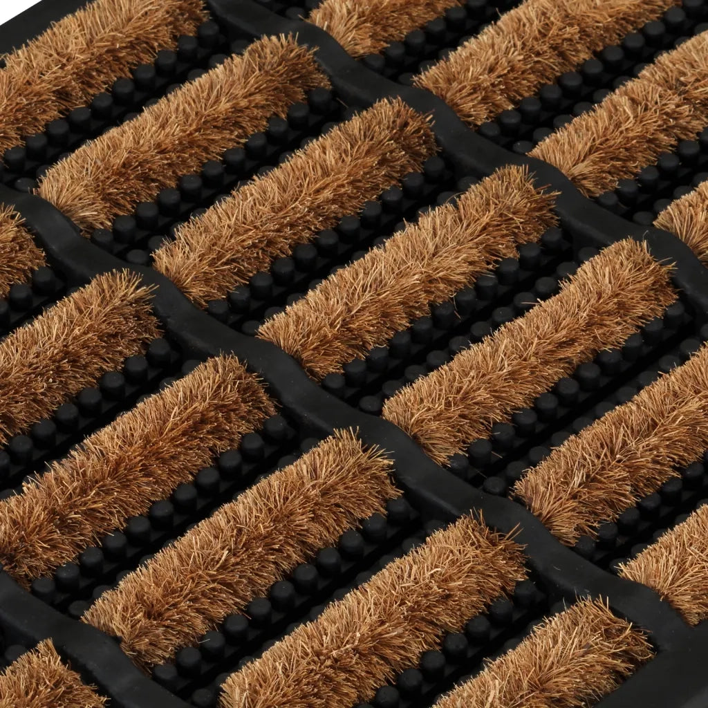 Zerbino Rettangolare 45x75 cm in Gomma e Fibra di Cocco 155665