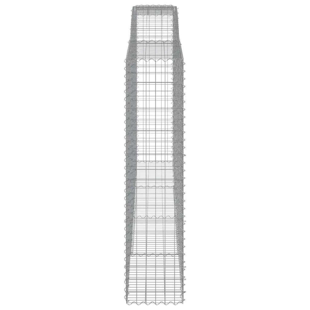 Cesti Gabbioni ad Arco 4 pz 400x50x200/220 cm Ferro Zincato 3147063