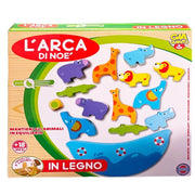Trade Shop - Gioco Arca Di Noè In Legno Animali Gioco Per Bambini Educativo Abilità Età 18+ -