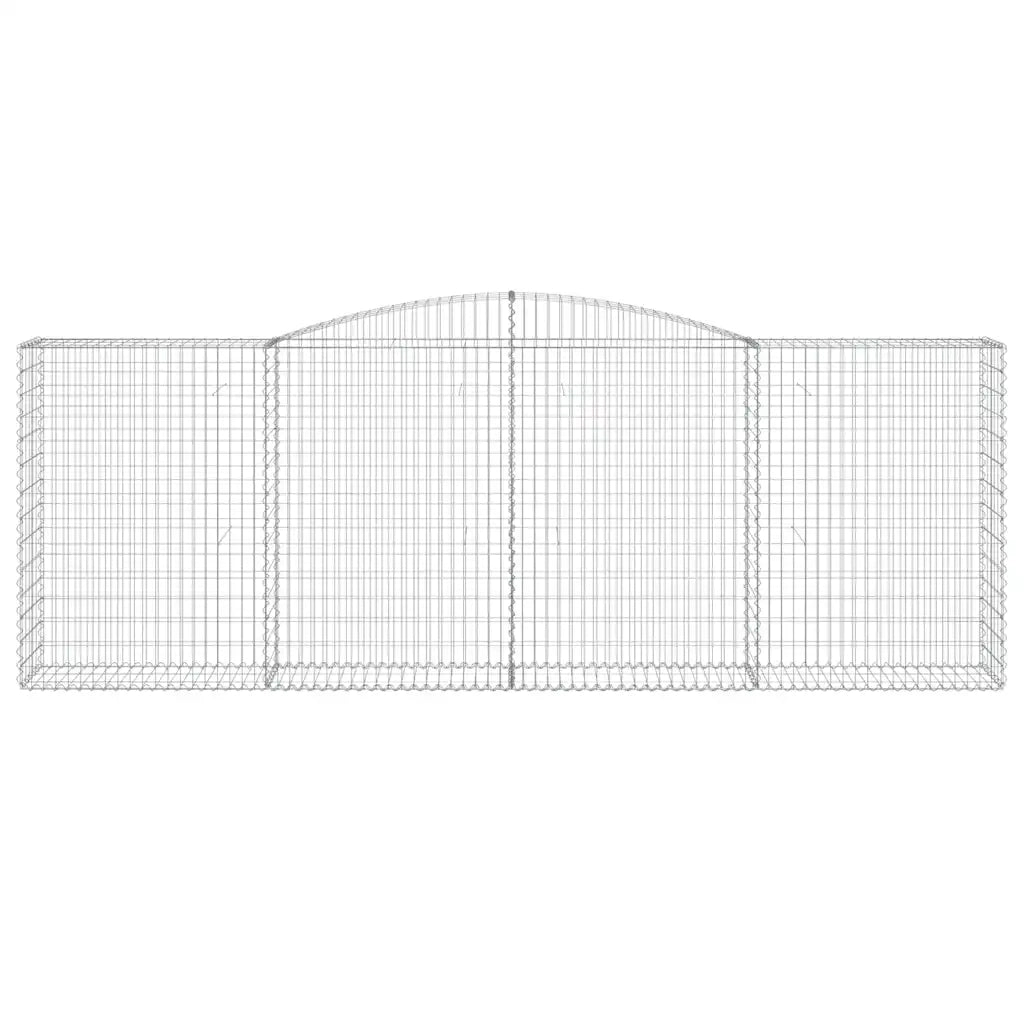 Cesti Gabbioni ad Arco 5 pz 400x50x140/160 cm Ferro Zincato 3147025
