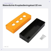 Pompa a controllo manuale impermeabile - 22 mm - ABS resistente al fuoco - Giallo - Componenti DIY - Per applicazioni industriali
