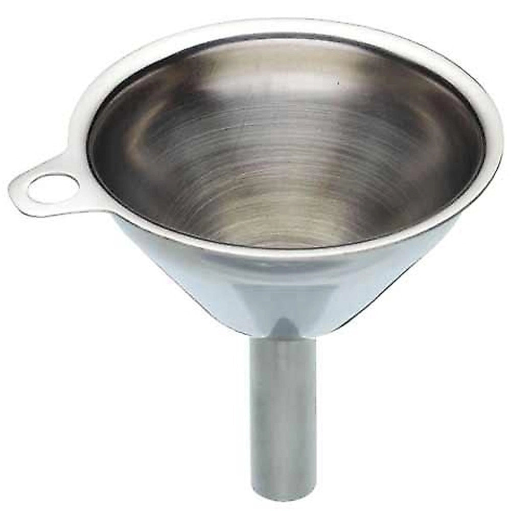 Trade Shop - Imbuto In Acciaio Travaso 11 Cm Cucina Olio Aceto Liquore Laboratorio Profumo -