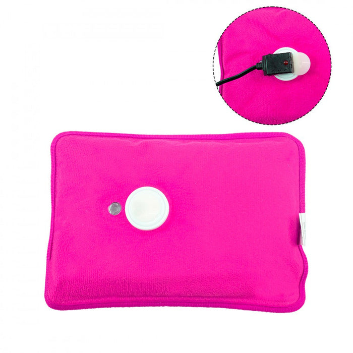 Borsa Acqua Calda Elettrica Scaldamani Ricaricabile Rosa