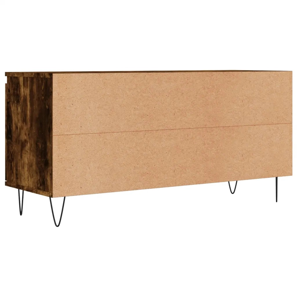 Mobile TV | Armadietto TV | Mobile Porta TV Rovere Fumo 104x35x50 cm in Legno Multistrato