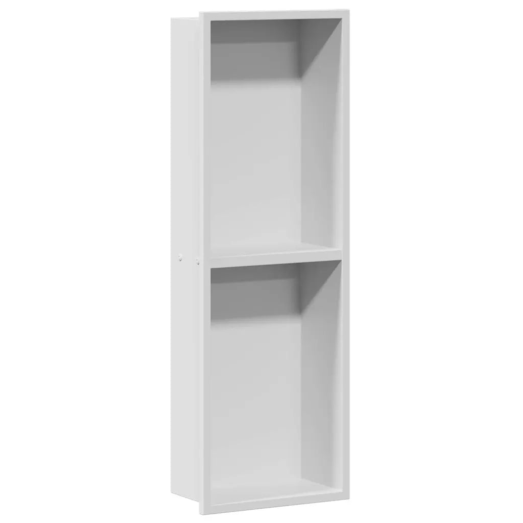 Nicchia per doccia Bianco 60 x 20 x 9,5 cm Acciaio inossidabile CFW1504801