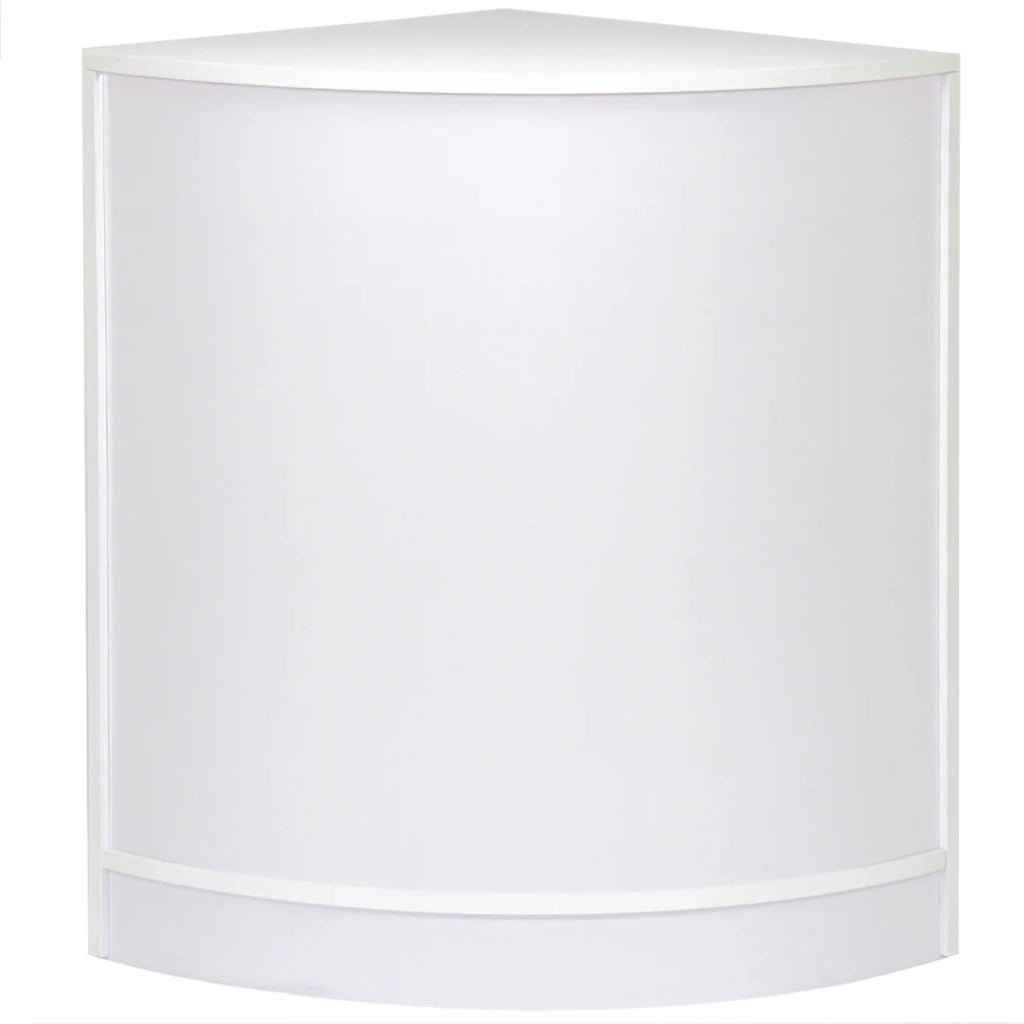 Set Taurus con 3 Banconi da Negozio e Reception Bianco Brillante Elegante Solidi