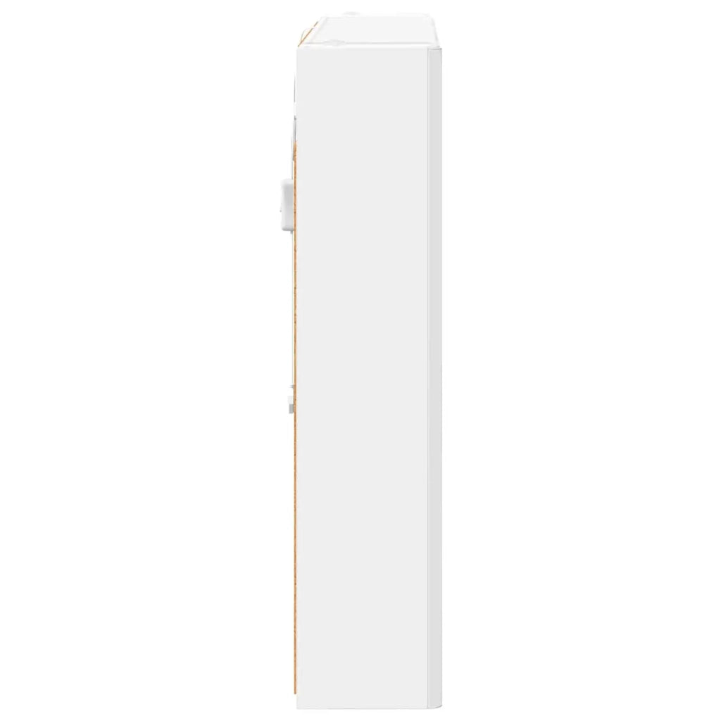 Mobiletto per specchio da bagno Bianco 83,5 x 15,5 x 70 cm 889263