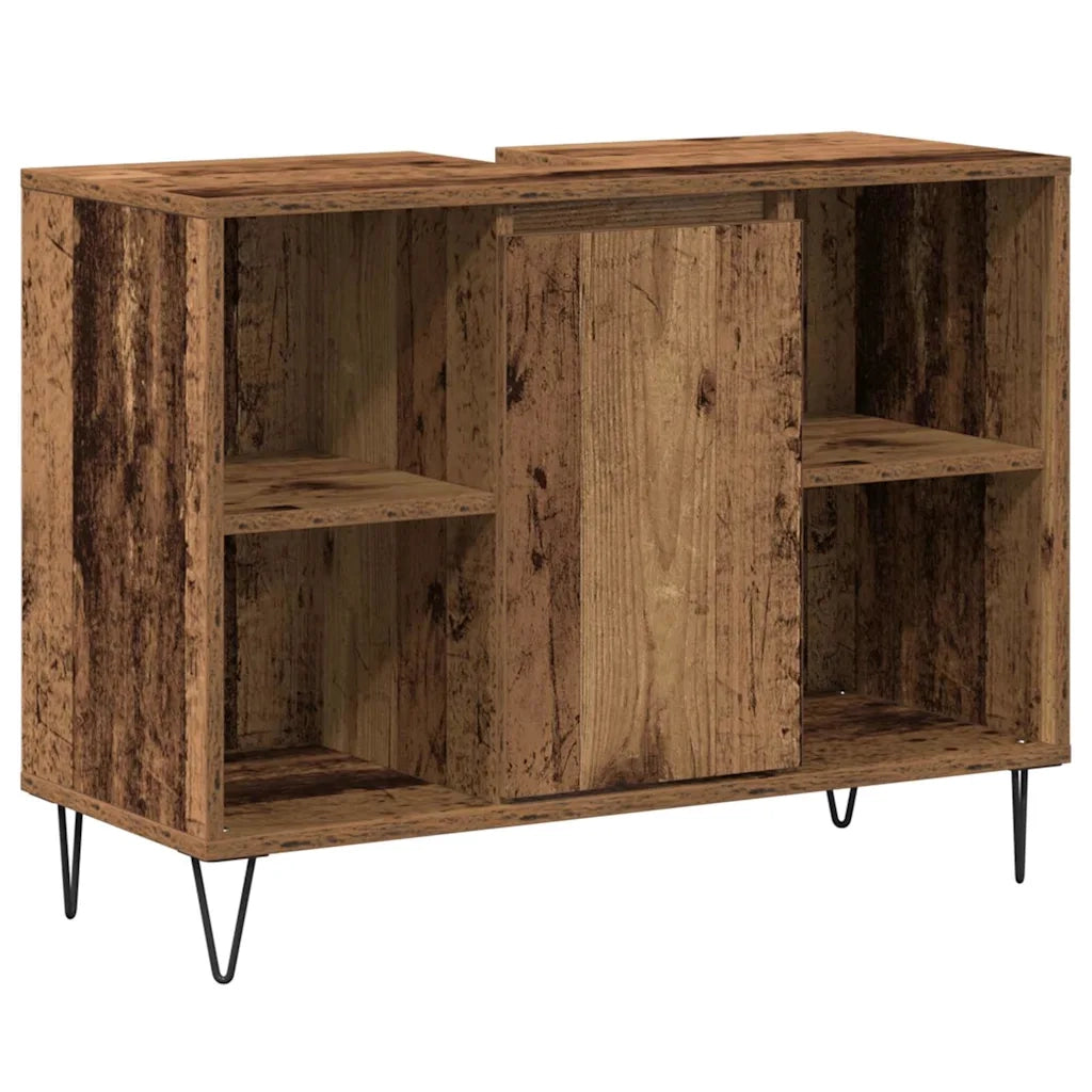 Mobile da Bagno Legno vecchio 80 x 33 x 60 cm Legno multistrato 873895