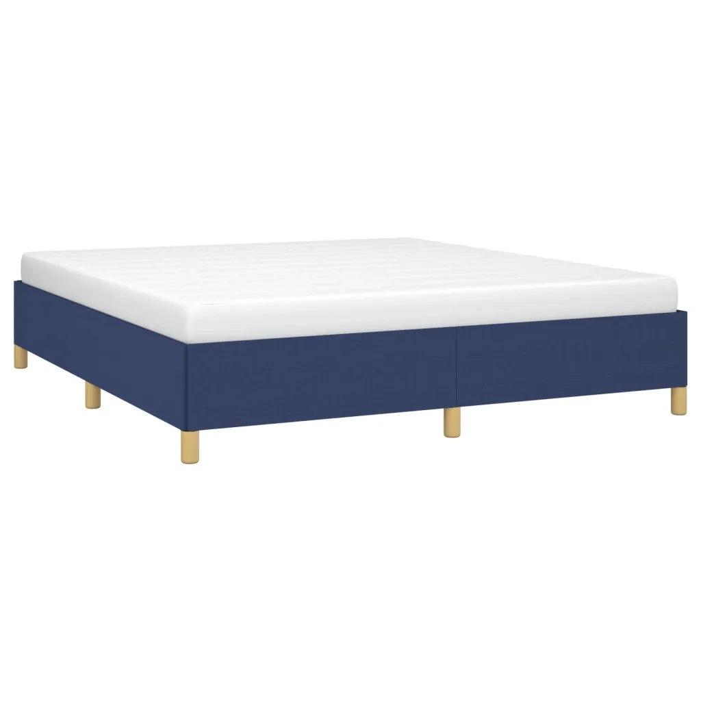 Giroletto senza Materasso-Struttura Letto Blu 180x200 cm in Tessuto 440186