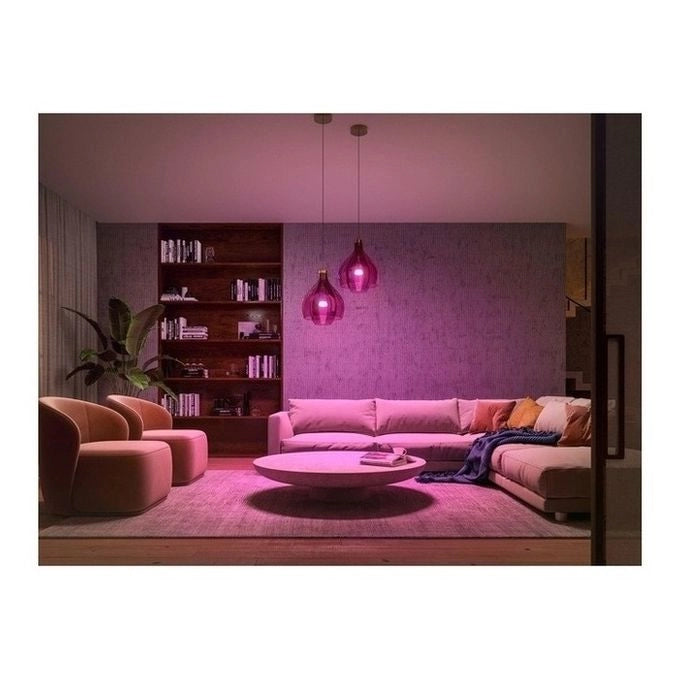 Philips Hue 929002468802 White and Color Ambiance Lampadina Smart LED E27 9W 1100lm 2000-6500K Bluetooth ZigBee Dimmerabile confezione da 2