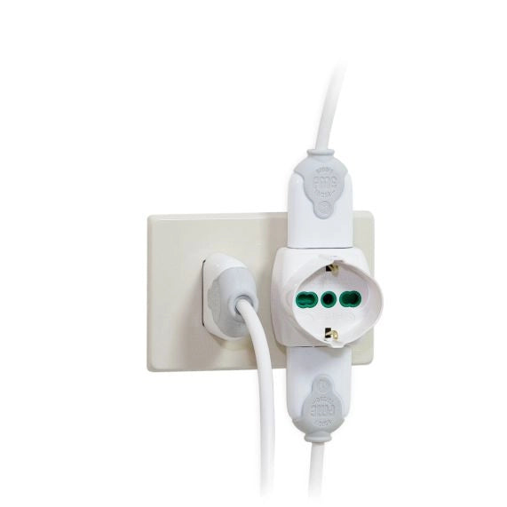 FME 82.240 ADATTATORE 16A 2P+T 2 PRESE BIPAS SCHU- FANTON- 1,0 pz