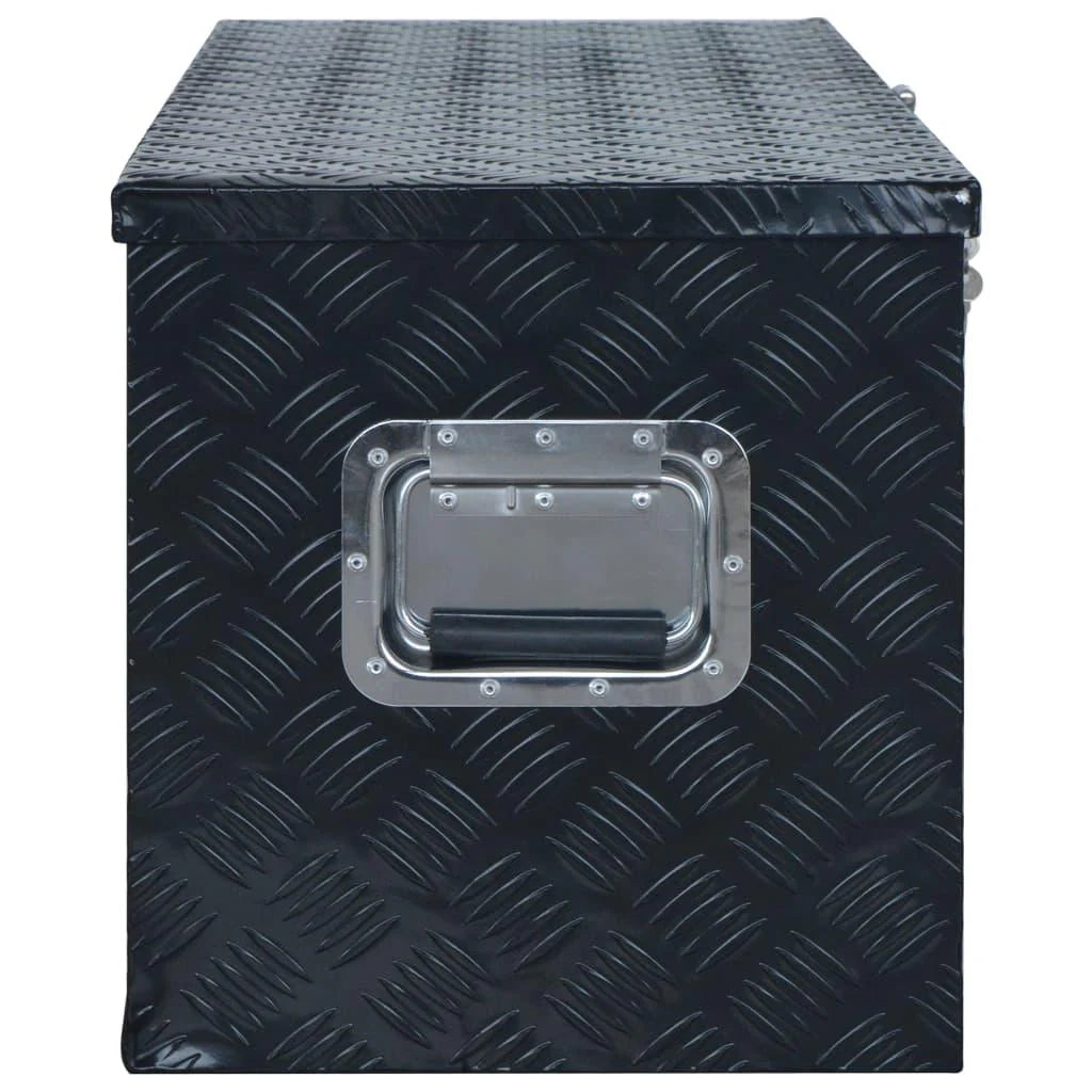 Scatola in alluminio 108,5 x 37 x 40 cm nera 02_0003196