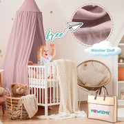 Letto con tetto per bambini, rete fantastica contro le zanzare, 270 cm, per bambini con capello, per decorare il letto dei tuoi bambini, rosso