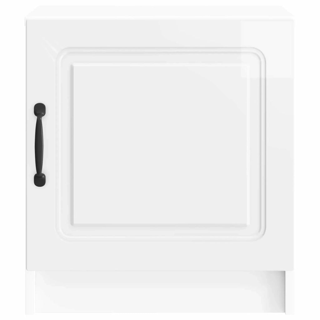 Armadio da Notte 2 pcs Bianco Lucido 43 x 34,5 x 47 cm 895724