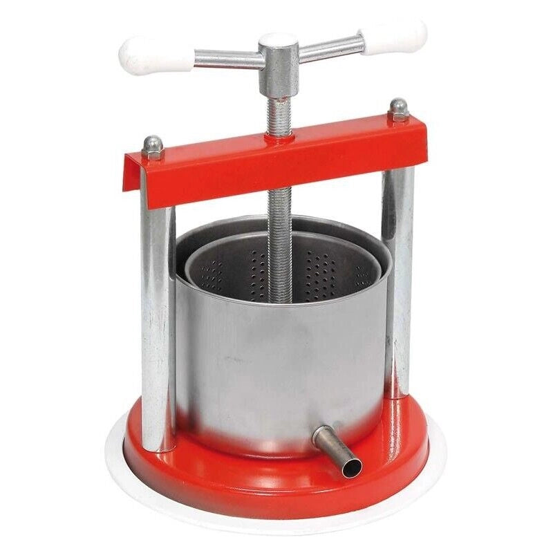 TORCHIETTO PREMITUTTO GRANDE IN ACCIAIO INOX 5 LT