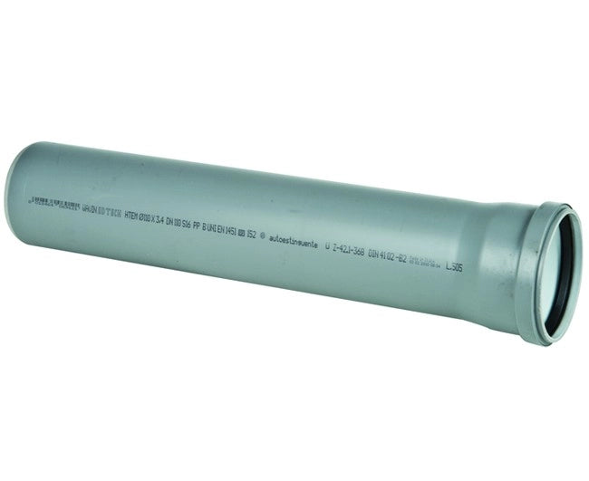TUBO 1 BICCHIERE AD INNESTO IN PP CON GUARNIZIONE SERIE ED TECH ø40 MT 1   WAVIN ITALIA S.P.A.