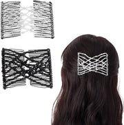 Accessori capelli con perle - 2 pezzi - Kam elastico magico - Spille per capelli per donne - Materiale di alta qualità
