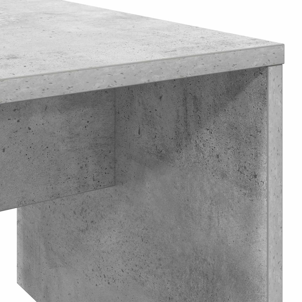 Tavolino da salotto Grigio cemento 90 x 45 x 35 cm 8000175