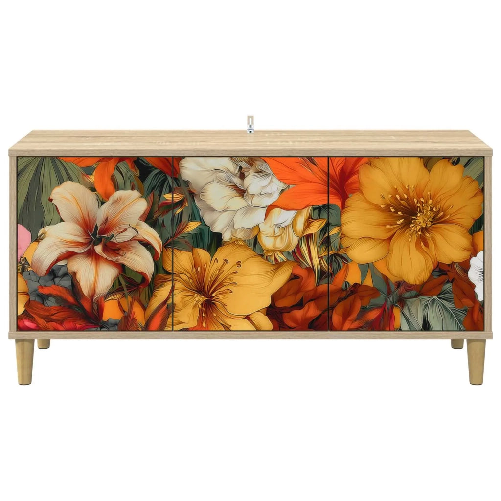 Mobile TV GENNEP 102 x 33 x 50 cm Sonoma Legno ingegnerizzato 8007075