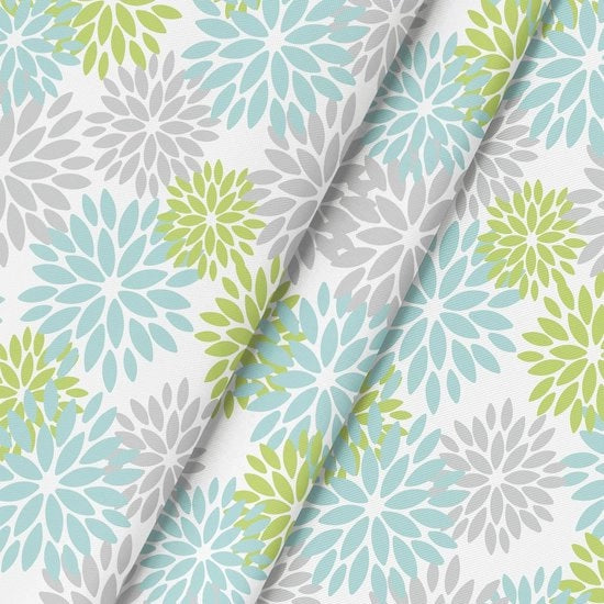 Tappeto floreale - Decorazione da tavola - Decorazione festiva - Protezione contro macchie - 140 x 220 cm - Verde