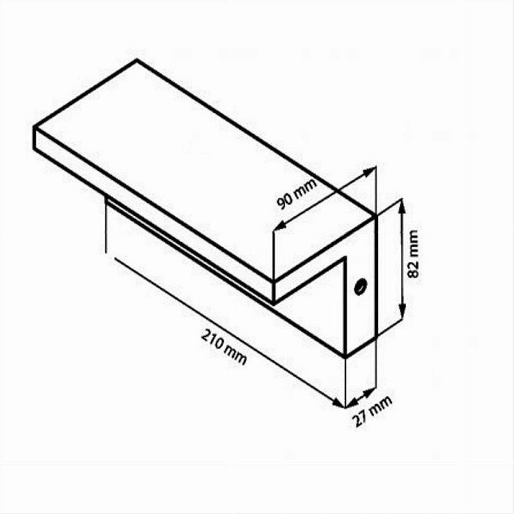 Trade Shop - Applique Esterno 10w Con Sensore Pir Di Movimento Da Parete Giardino Ip54 Bs82-n -