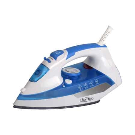 FERRO DA STIRO A VAPORE CON PIASTRA IN CERAMICA 'BI203' IDEAL STAR 1800-2200 Watt - IDEAL STAR