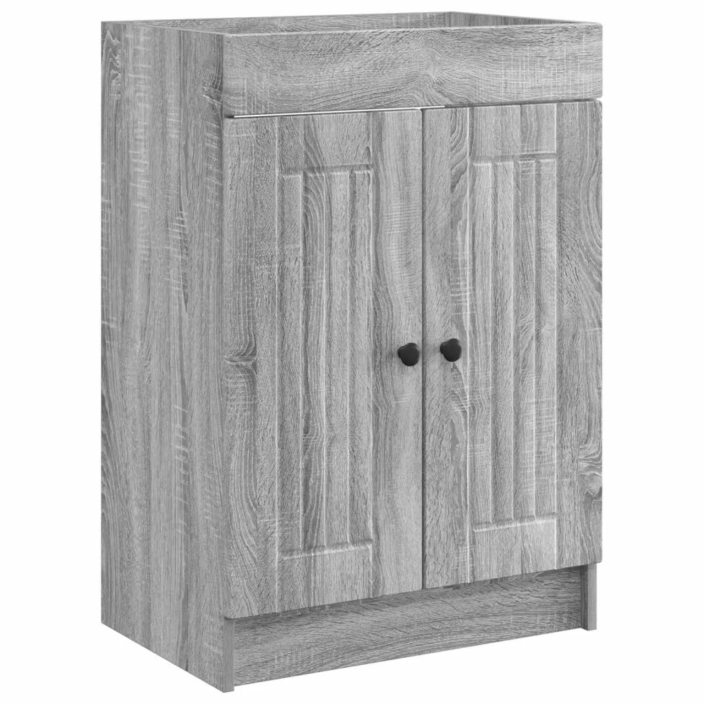 Mobiletto da bagno sotto il lavello Sonoma grigio 890040