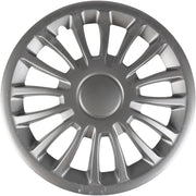 Borchie Set copricerchi auto antracite monza 15'' 4 pezzi in ABS