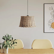 Paralume da Soffitto Marrone Ã˜45x28 cm in Vimini
