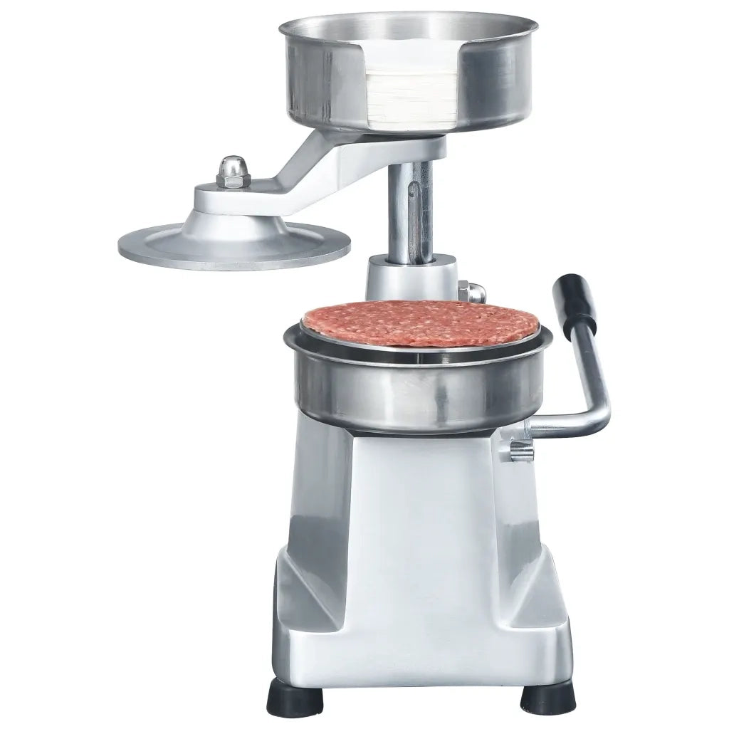 Pressa per Hamburger con 500 Fogli Carta Patty Alluminio 10 cm CFW4755350