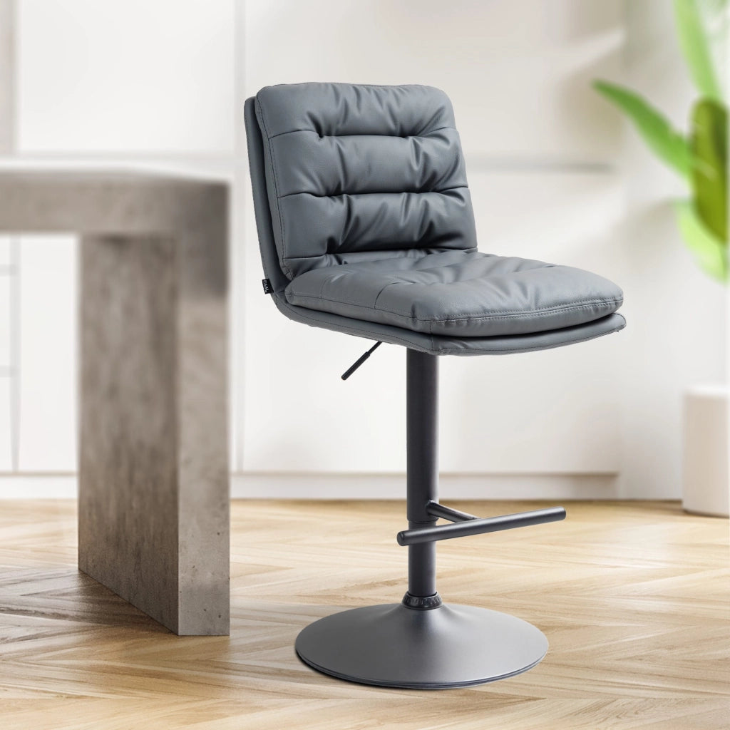 Barhocker Damar Kunstleder schwarz