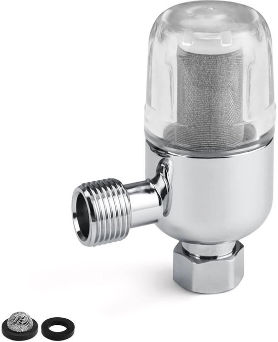 Filtro per doccia per acqua - Pre-filtro per qualità dell'acqua - Riciclabile e efficace - 1/2 pollice tubo - Adatto per caldaie - Qualità alta