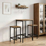 Sgabello da bar 2 pcs Rovere Artigianale 40 x 32 x 74 cm 8006156