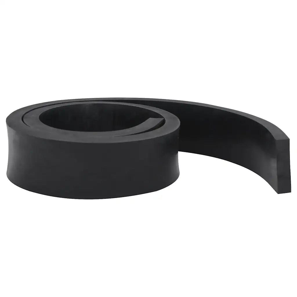 vidaXL Bordo in Gomma per Spazzaneve Nero 180x10x2 cm