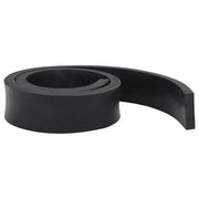 vidaXL Bordo in Gomma per Spazzaneve Nero 180x10x2 cm