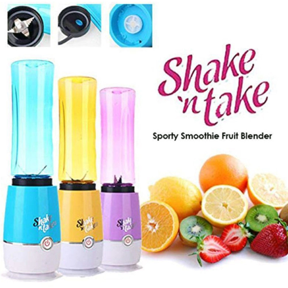 Trade Shop - Frullatore Frutta Frulla Shake N Take Frappe Milkshake Gelato Fitness Palestra -