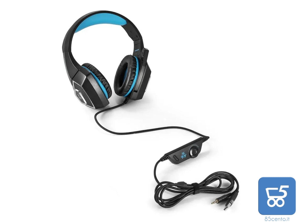 Cuffie Gaming Hunterspider V-1 Stereo da gioco per bassi con microfono Jack da 3.5mm per vari dispositivi di gioco Audio intelligenti per PC PS4
