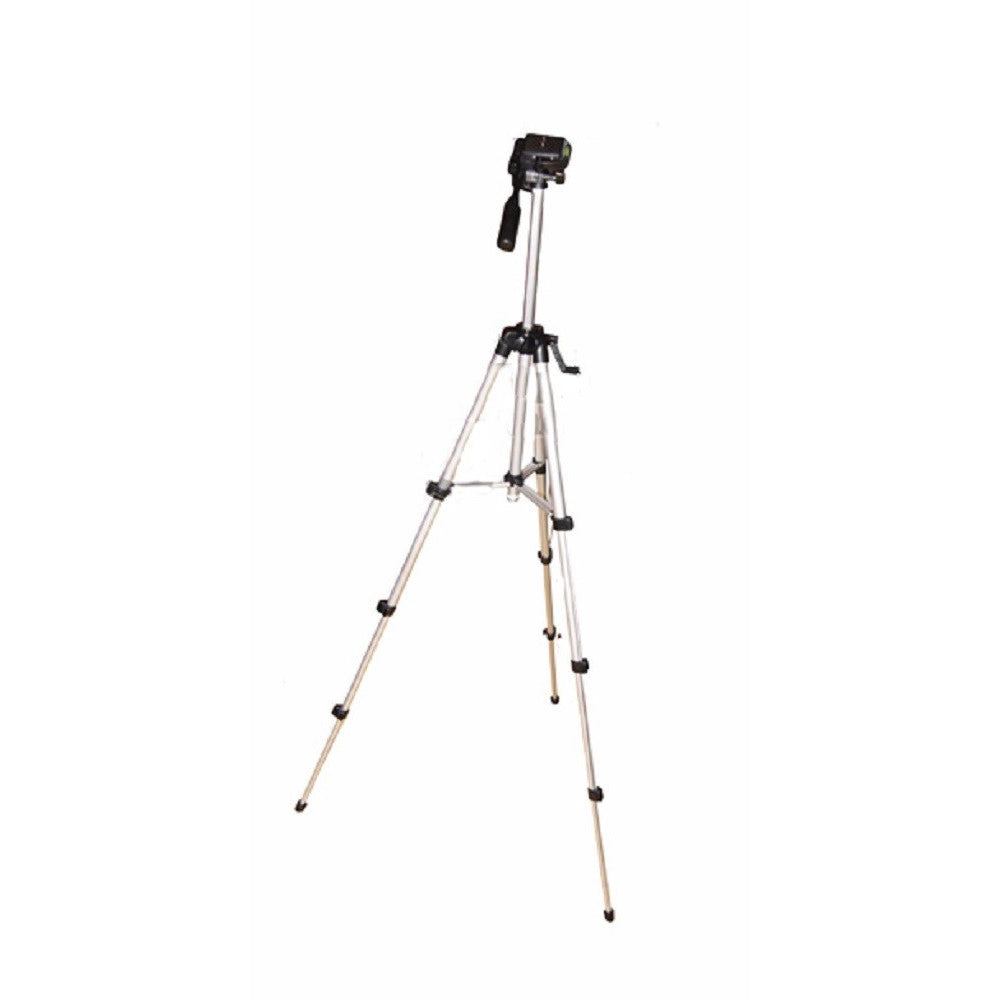 Trade Shop - Cavalletto Treppiedi Fotocamera Per Videocamera Stativo 1,20 Mt Max -