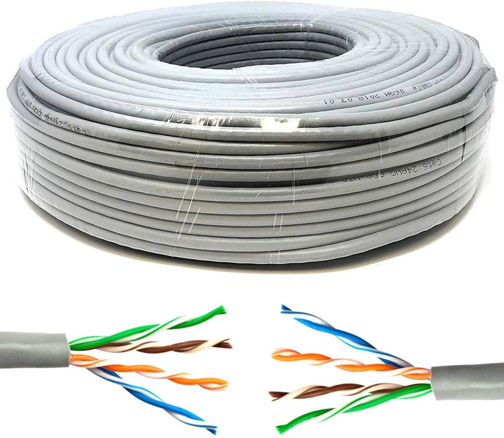 CAVO LAN PER RETI CAT.5E 4C UTP RIGIDO CCA