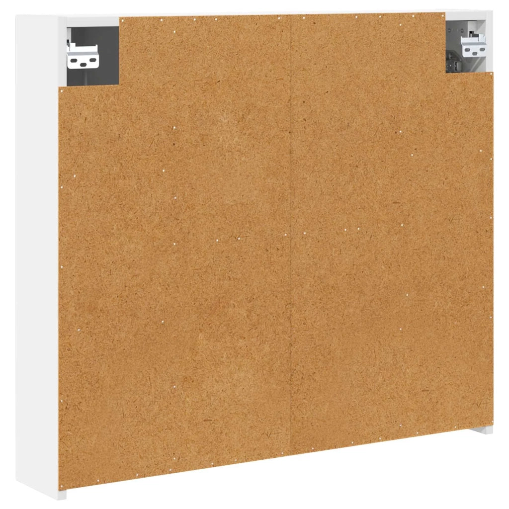 Mobiletto per specchio da bagno Bianco 80 x 14.5 x 70 cm 889103