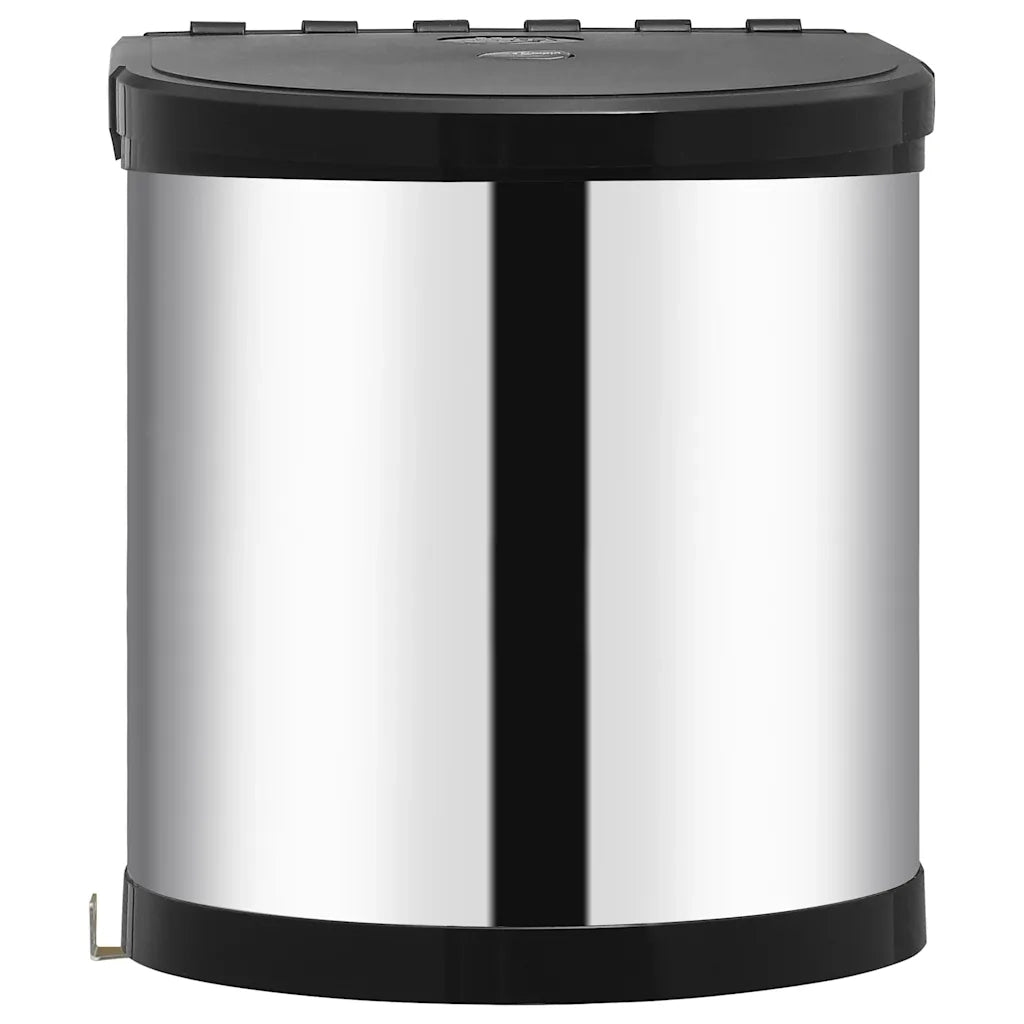 Pattumiera da Incasso per Cucina-Cestino da Incasso per Cucina in Acciaio Inossidabile 12 L