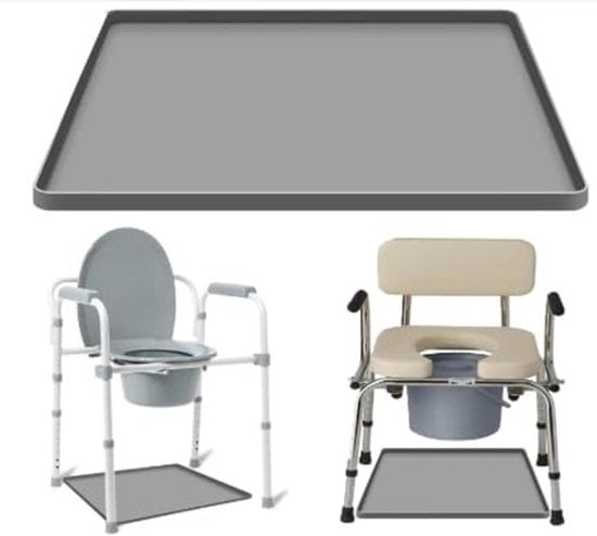 Pavimento Antislip 60 x 60 cm - Impermeabile - Antiscivolo - Silicone - Cintura Elevata - Duraturo - Mat di Bagno