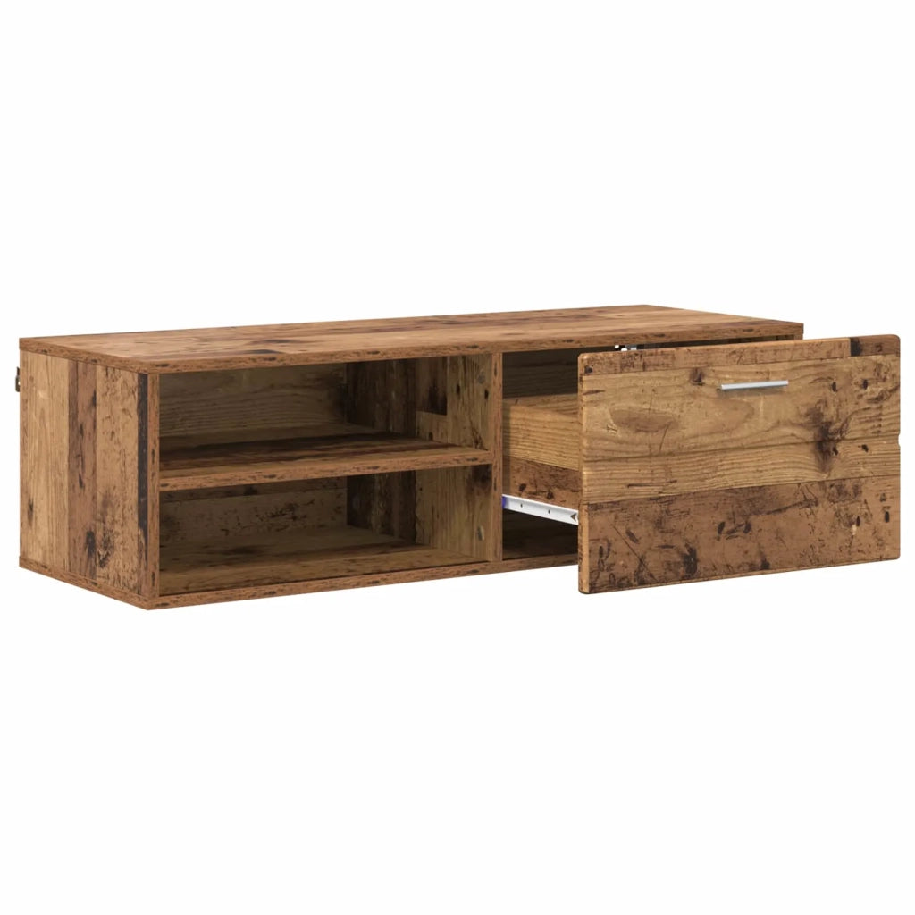 Armadio in Legno con cassetto Legno vecchio 100,5 x 39 x 30 cm 880249