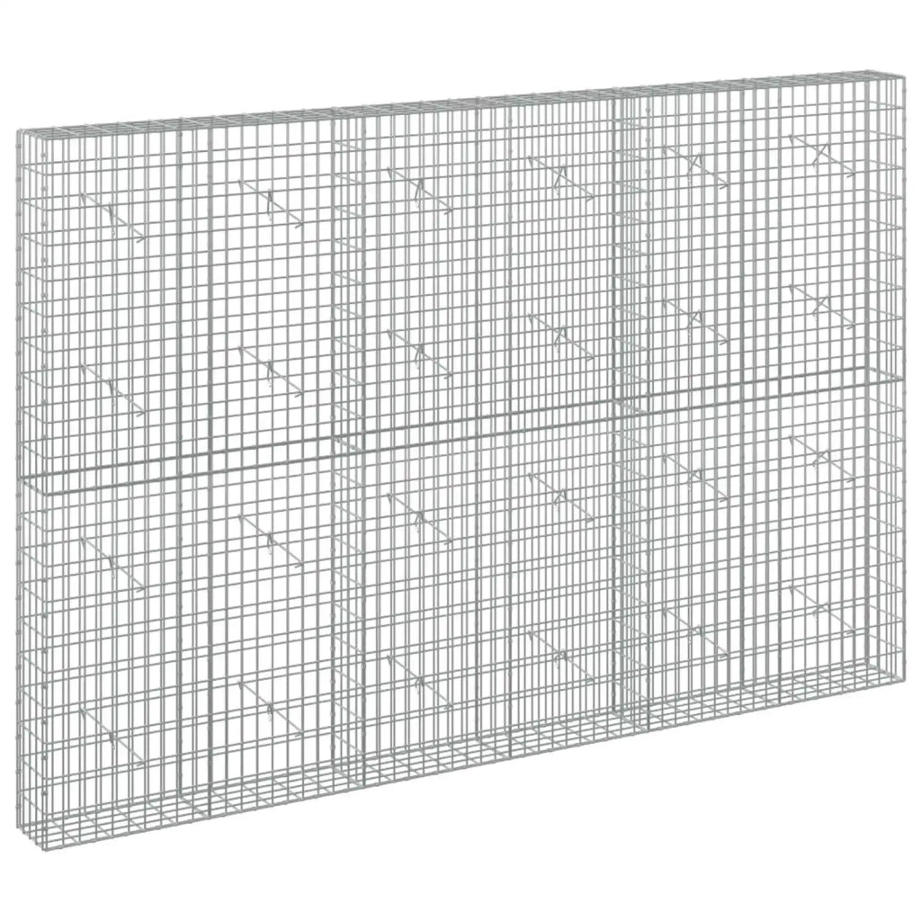 Gabione con Filo da 3,5 mm e Rete da 5x10 cm 300x20x200 cm 3462672