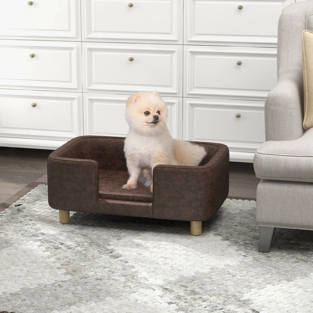 Divano per Cani e Gatti ¨C zephmum ¨C Marrone 74x48,5x31 cm