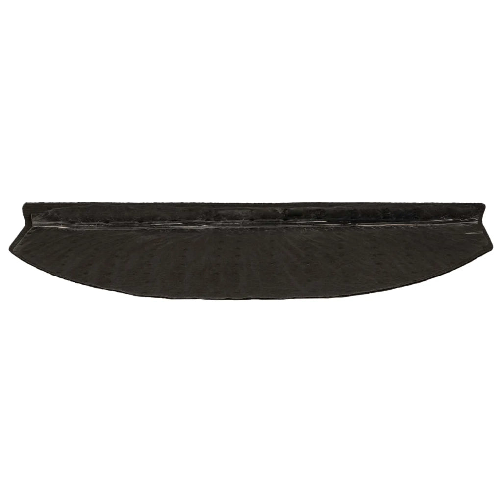 Tappetini per scale autoadesivi 15 pcs Nero 80 x 24,5 x 3,5 cm