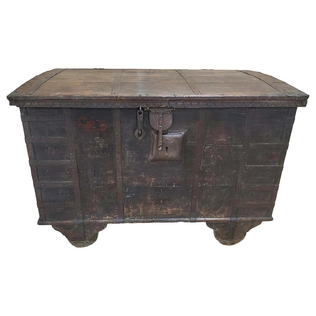 Baule in legno fatta a mano 120x72x82h cm