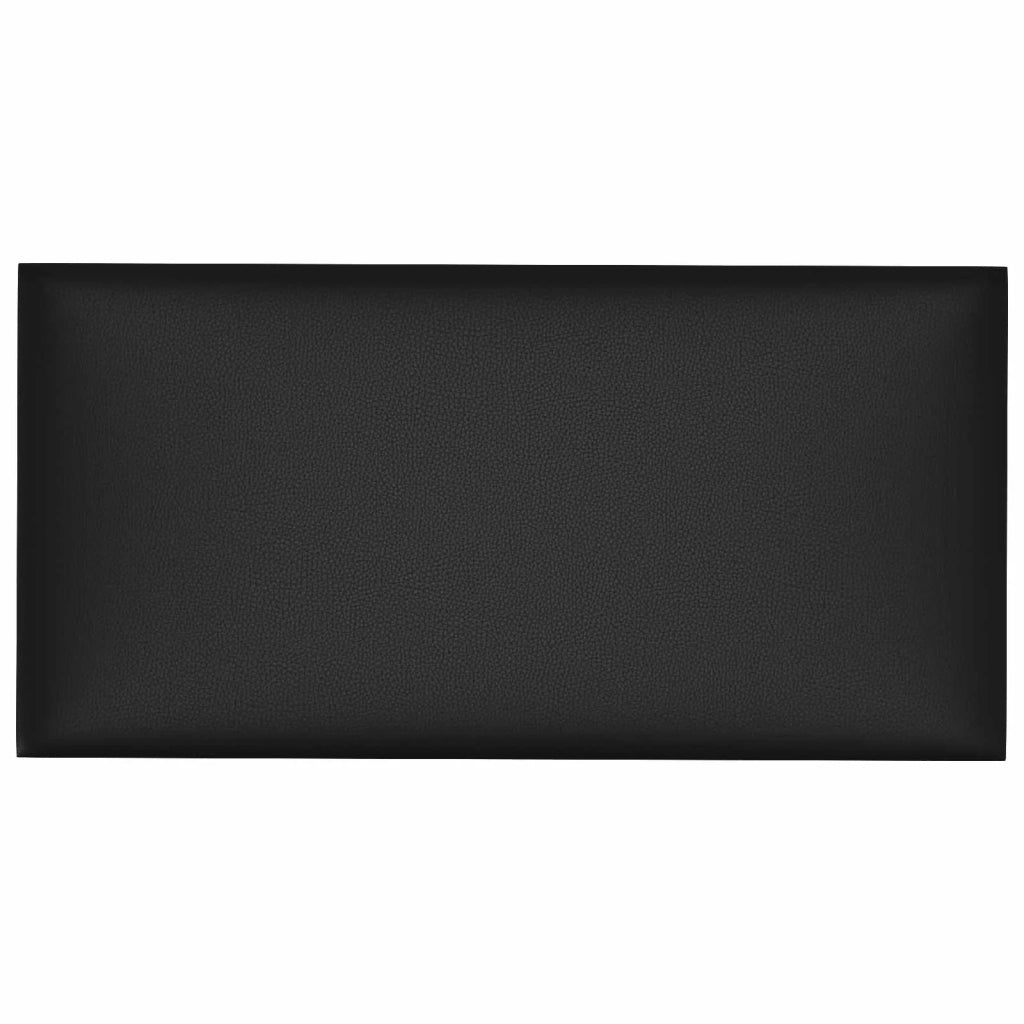 Testiera da Parete 12 pcs Nero 60 x 30 cm Tessuto