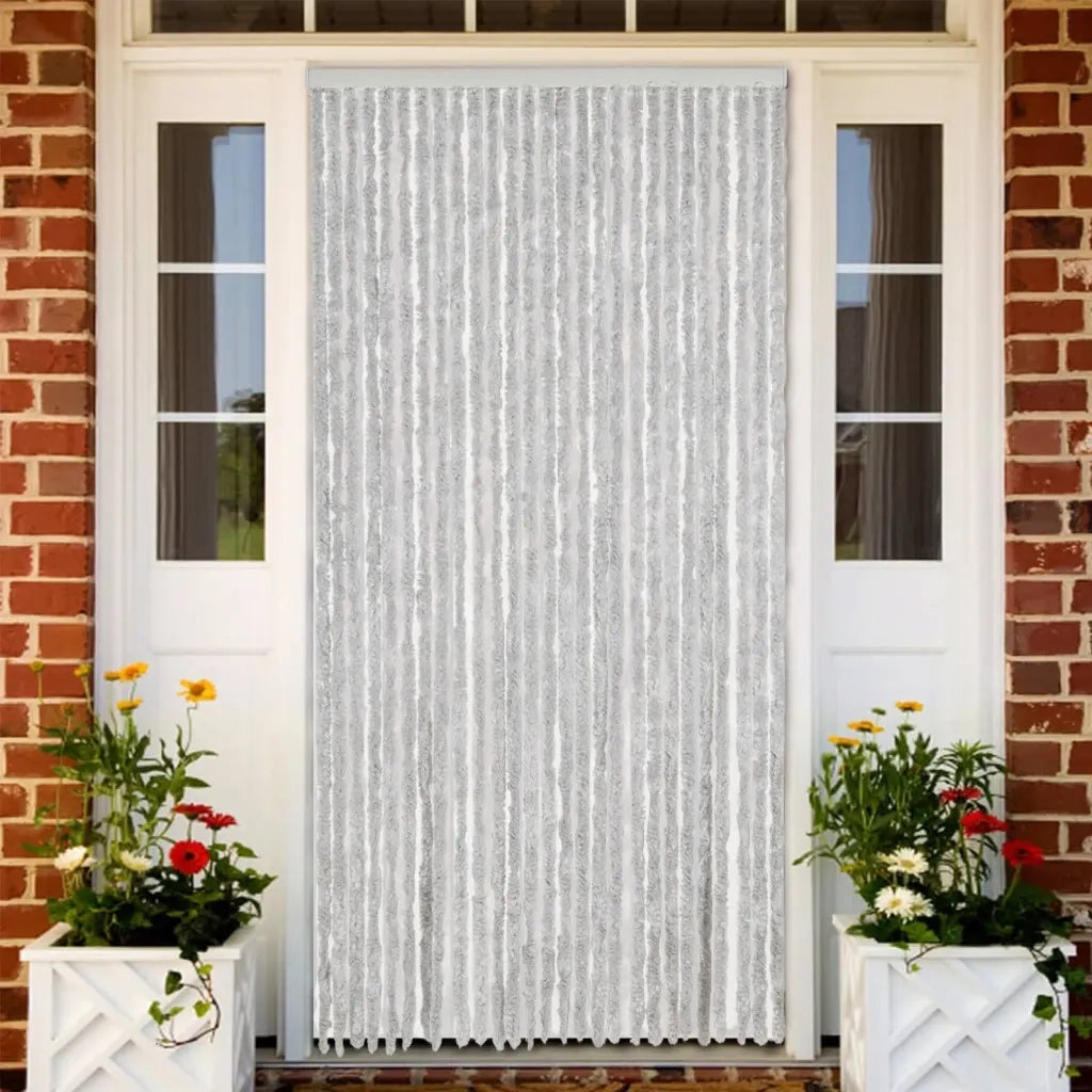 Tenda Antimosche Grigia 118x220 cm in Ciniglia CFW6716038